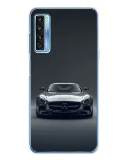 Чохол для TCL 20L Plus з картинкою «Mercedes на чорному»