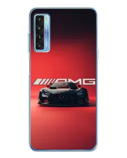 Чохол для TCL 20L Plus з картинкою «Mercedes AMG — червона лінія»