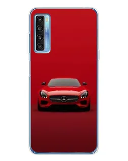 Чохол для TCL 20L Plus з картинкою «Червоний Mercedes AMG»