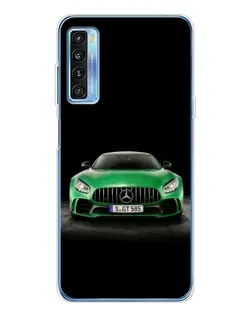 Чохол для TCL 20L Plus з картинкою «Mercedes — неоновий лого»