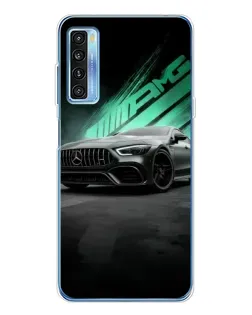 Чохол для TCL 20L Plus з картинкою «Темний Mercedes AMG»