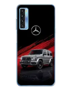 Чохол для TCL 20L Plus з картинкою «Mercedes G-Class червоний»