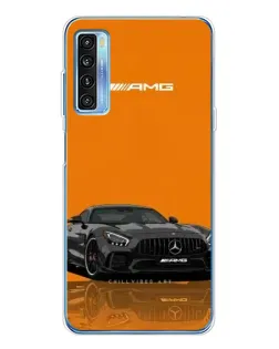 Чохол для TCL 20L Plus з картинкою «Помаранчевий Mercedes AMG»