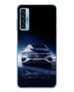 Чохол для TCL 20L Plus з картинкою «Нічний Mercedes EQ»