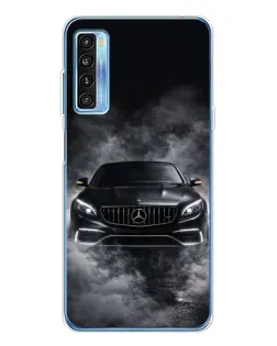 Чохол для TCL 20L Plus з картинкою «Mercedes у диму»