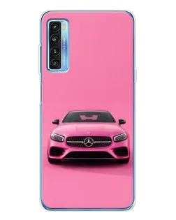 Чохол для TCL 20L Plus з картинкою «Рожевий Mercedes AMG»