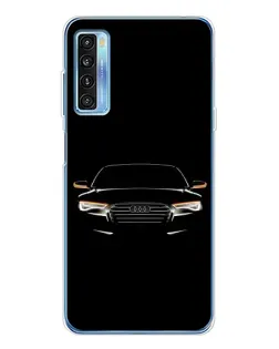 Чохол для TCL 20L Plus з картинкою «Audi — нічний контур»
