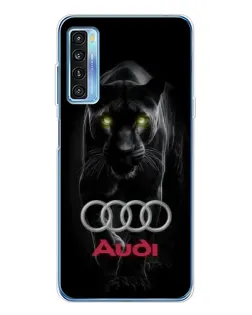 Чохол для TCL 20L Plus з картинкою «Пантера та Audi»