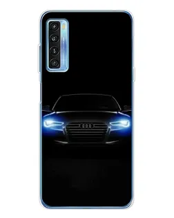 Чохол для TCL 20L Plus з картинкою «Audi в неоні»