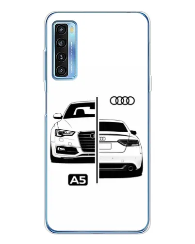 Чохол для TCL 20L Plus з картинкою «Audi — контрастний дизайн» Чохол для TCL 20L Plus з картинкою «Audi — контрастний дизайн»