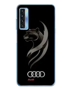 Чохол для TCL 20L Plus з картинкою «Графіка — пантера та Audi»