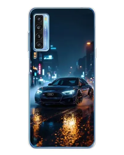 Чохол для TCL 20L Plus з картинкою «Нічне місто та Audi» Чохол для TCL 20L Plus з картинкою «Нічне місто та Audi»