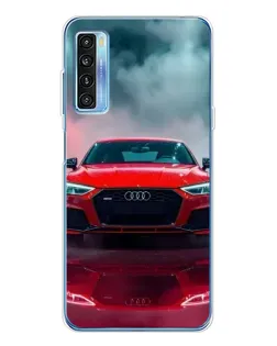 Чохол для TCL 20L Plus з картинкою «Audi RS — червоний стиль»