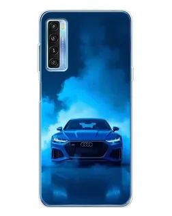 Чохол для TCL 20L Plus з картинкою «Audi — блакитна енергія»
