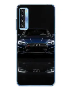 Чохол для TCL 20L Plus з картинкою «Audi — нічне відображення»
