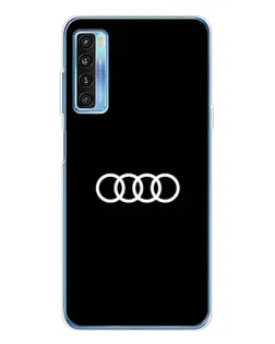 Чохол для TCL 20L Plus з картинкою «Audi White Logo»