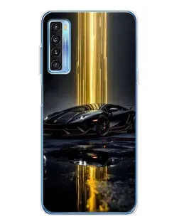 Чохол для TCL 20L Plus з картинкою «Нічний Lamborghini драйв»