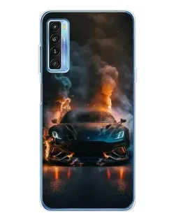 Чохол для TCL 20L Plus з картинкою «Lamborghini димна естетика»