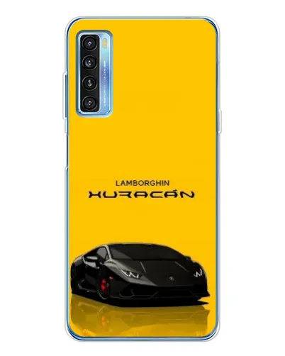 Чохол для TCL 20L Plus з картинкою «Lamborghini Huracan чорний»