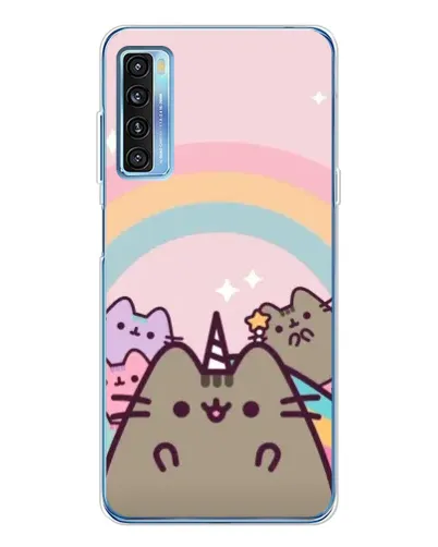 Чохол для TCL 20L Plus з картинкою «Єдиноріг Pusheen»
