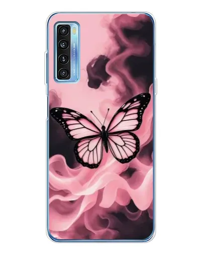Чохол для TCL 20L Plus з картинкою «Метелик у диму» Чохол для TCL 20L Plus з картинкою «Метелик у диму»
