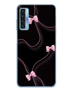 Чохол для TCL 20L Plus з картинкою «Рожеві стрічки»