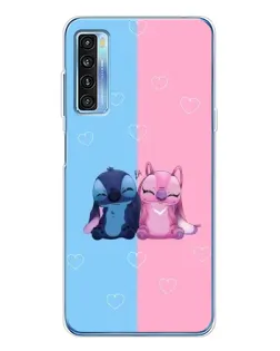 Чехол для TCL 20L Plus с картинкой «Stitch и Angel Love» Чехол для TCL 20L Plus с картинкой «Stitch и Angel Love»