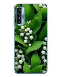 Чохол для TCL 20L Plus з картинкою «Конвалії в зелені»