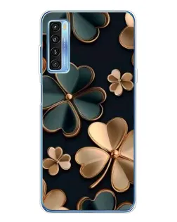Чохол для TCL 20L Plus з картинкою «Конюшина в золоті»
