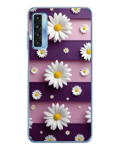 Чохол для TCL 20L Plus з картинкою «Ромашки на фіолетовому» Чохол для TCL 20L Plus з картинкою «Ромашки на фіолетовому»