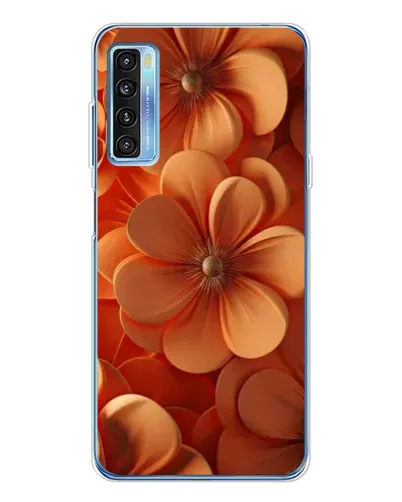 Чохол для TCL 20L Plus з картинкою «Помаранчева макро квітка» Чохол для TCL 20L Plus з картинкою «Помаранчева макро квітка»