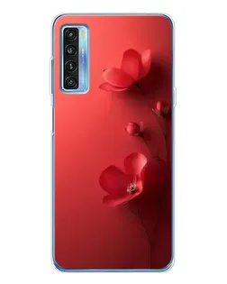 Чохол для TCL 20L Plus з картинкою «Макові суцвіття»