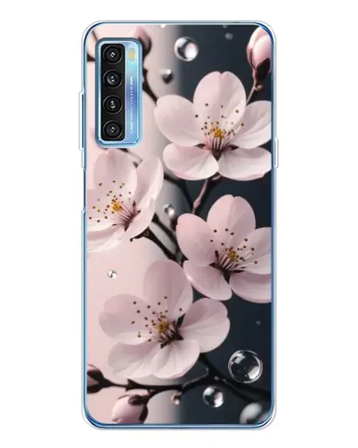 Чохол для TCL 20L Plus з картинкою «Ніжня сакура та краплі» Чохол для TCL 20L Plus з картинкою «Ніжня сакура та краплі»