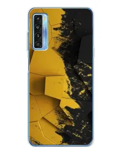 Чохол для TCL 20L Plus з картинкою «Золоті уламки геометрії»