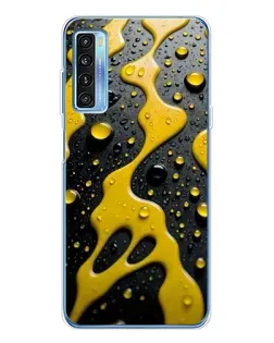 Чохол для TCL 20L Plus з картинкою «Рідке жовте золото»