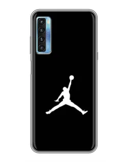 Чехол для TCL 20L с картинкой «Jordan Silhouette»