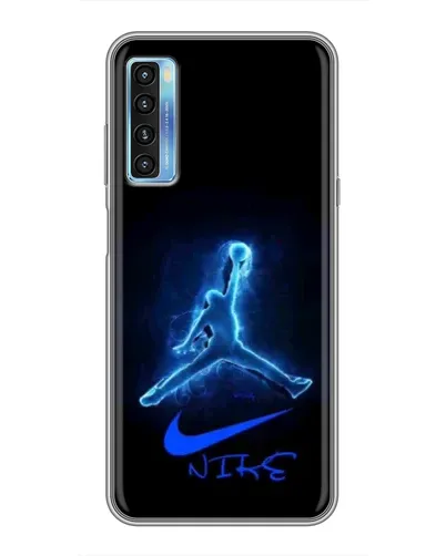 Чехол для TCL 20L с картинкой «Jordan Neon Blue» Чехол для TCL 20L с картинкой «Jordan Neon Blue»