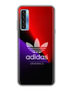Чохол для TCL 20L з картинкою «Adidas Red Neon»