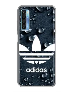 Чохол для TCL 20L з картинкою «Adidas Trefoil Blue»