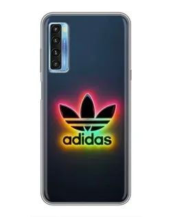 Чохол для TCL 20L з картинкою «Неоновий Adidas»