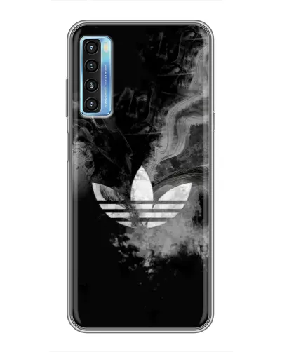 Чохол для TCL 20L з картинкою «Абстрактний дим Adidas»
