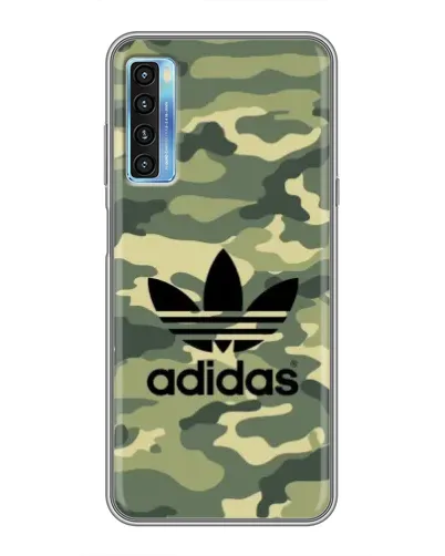 Чохол для TCL 20L з картинкою «Мілітарі стиль Adidas»