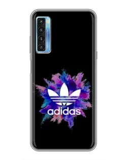 Чохол для TCL 20L з картинкою «Вибух фарб Adidas»
