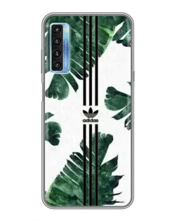 Чохол для TCL 20L з картинкою «Пальмове листя адідас»