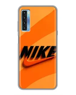 Чохол для TCL 20L з картинкою «Помаранчевий драйв Nike»