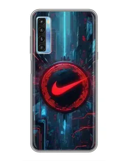 Чохол для TCL 20L з картинкою «Техногенний стиль Nike»