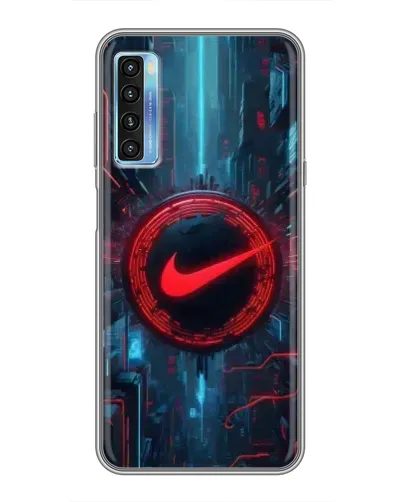 Чохол для TCL 20L з картинкою «Техногенний стиль Nike»