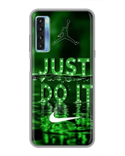 Чохол для TCL 20L з картинкою «Зелений неоновий Nike»