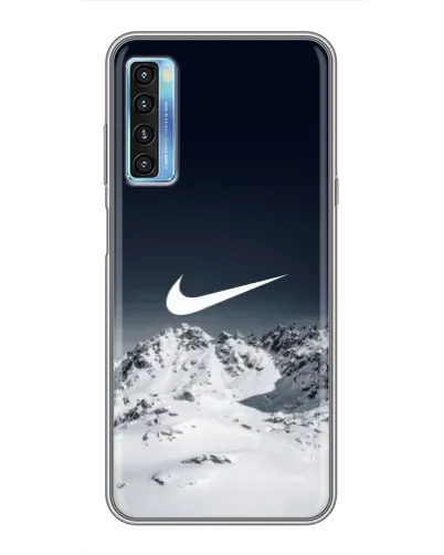Чохол для TCL 20L з картинкою «Nike — зимові гори»