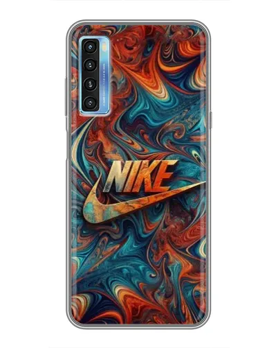 Чохол для TCL 20L з картинкою «Nike в абстракції»